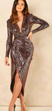 Load image into Gallery viewer, ROSE GOLD BILLIONAIRE DRESS
