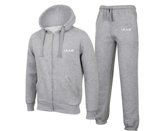 IAAB LIMITED EDITION MENS GREY TRACKSUIT WITH ZIP