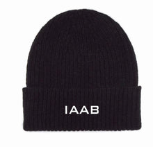 Load image into Gallery viewer, IAAB BLACK BEANIE
